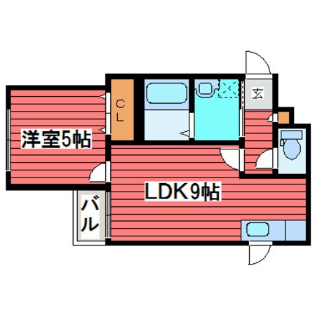 グランディール月寒2-6の物件間取画像